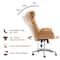 Glitzhome® Mid-Century Modern Faux Leather Adjustable High Back Swivel Office Chair